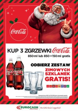 Coca Cola- odbierz zestaw 6 szklanek gratis