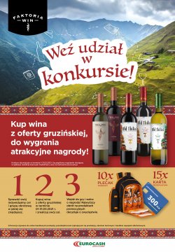 Kupuj gruzińskie wina i wygraj