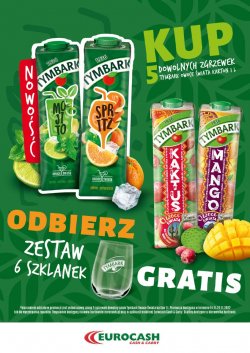 Szklanki Tymbark