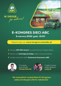 E-KONGRES SIECI ABC – z kabaretem Łowcy.B i Tomaszem Kammelem!